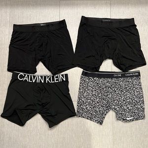 Calvin Klein CK Black x2 , CK one, CK 1981 statement. Size small. like new